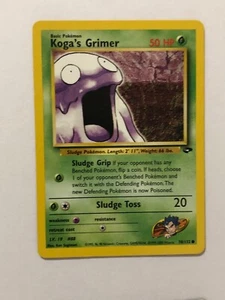 Pokemon Card Gym Challenge Koga's Grimer 78/132 Near Mint - Picture 1 of 3