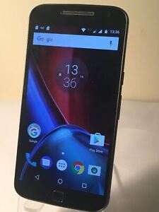 Motorola Moto G4 Plus XT1642 - 32GB - Black (Unlocked) Smartphone Fully Working