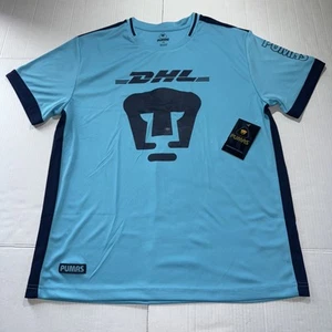 Pumas Unam Official Product Blue Size Large DHL Big Puma Logo On Front - Picture 1 of 12
