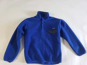 Suéter Pullover De Colección Patagonia Synchilla Snap T Para Hombres Pequeño Azul Polar - Imagen 1 de 12