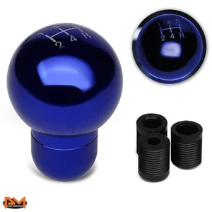 Perno de cambio de bola redonda de aluminio/transmisión manual de 5 velocidades 48x70 mm azul - Imagen 1 de 3