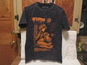 GET LOST PERV Anime Hentai Manga Orange/Distressed Charcoal Adult Small T-Shirt - Picture 1 of 3
