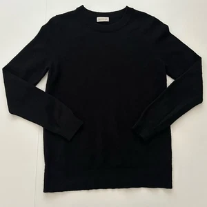 Jennie Liu Schwarz 100% Kaschmir Langarm Rundhals Pullover Pulli Gr. M - Bild 1 von 7