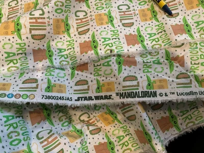 Lucas Films Star Wars Mandalorian Precious Cargo Tela 43" x 105" Foto 1 de 4