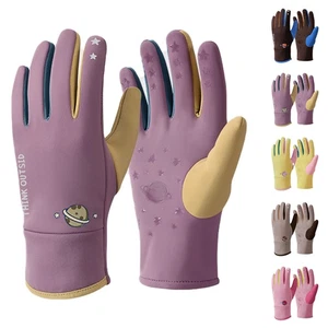 Kids Winter Warm Gloves Boys Girls Soft Lining Gloves Children Thermal Gloves - Picture 1 of 24