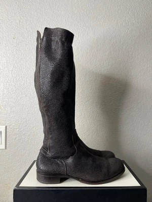 MOMA Avantgarde Marrón Western Bota Alta Motociclista Motocicleta Cremallera Mujer 9.5 EE. UU./40 UE Foto 1 de 4