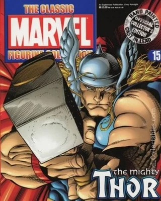 Figura Clásica Marvel Colección Eaglemoss 2007 Estatua #15 Thor Mag Solo Foto 1 de 2