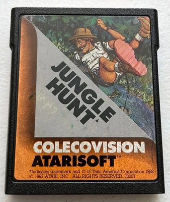 Jungle Hunt game for cartridge for Colecovision Coleco Vision CLEAN & TESTED - Image 1 of 2