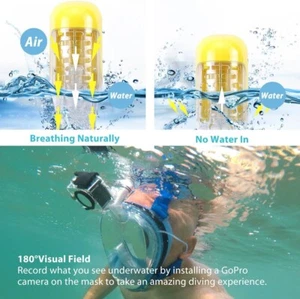 Full Face Snorkel Mask for Kids and Adults [2018 Version],180°Panoramic View - Picture 1 of 6