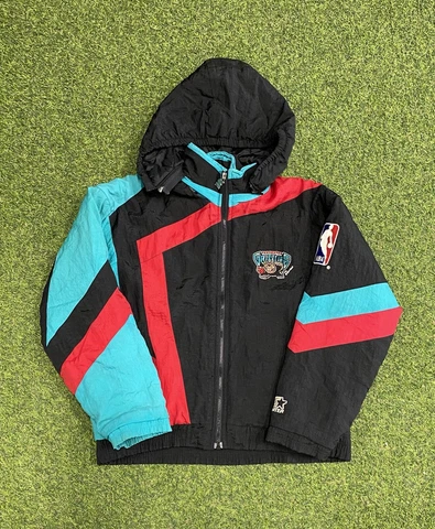 Vintage 90s Starter Vancouver Grizzlies NBA Parka Puffer Jacket Youth Large Cover
