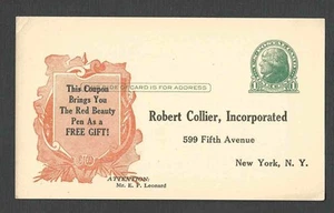 Ca 1934 PC NY R. COLLIER PUBLISHER SPECIAL COUPON FOR SALE, UNPOSTED - Picture 1 of 1
