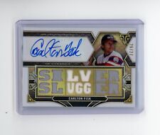 2022 Topps Triple Threads Carlton Fisk Jersey Patch Auto Autograph /27 White Sox