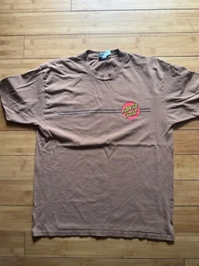 Santa Cruz Skateboards VTG Thrashed T-Shirt Faded Skater Grunge Men's Large - Picture 1 of 4