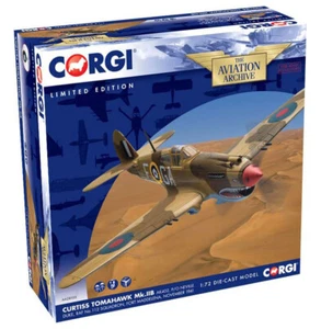 1/72 CORGI Description Curtiss Tomahawk P-40 Mk II RAF No.112 Sqn diecast plane - Picture 1 of 3