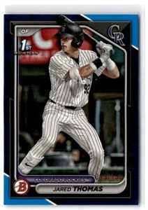 2024 Bowman Draft 1st Bowman Blue Paper Jared Thomas /150 Colorado Rockies - Picture 1 of 2
