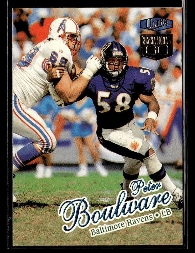 Peter Boulware 1998 Ultra #8SS Sensational Sixty Baltimore Ravens - Image 1 of 2