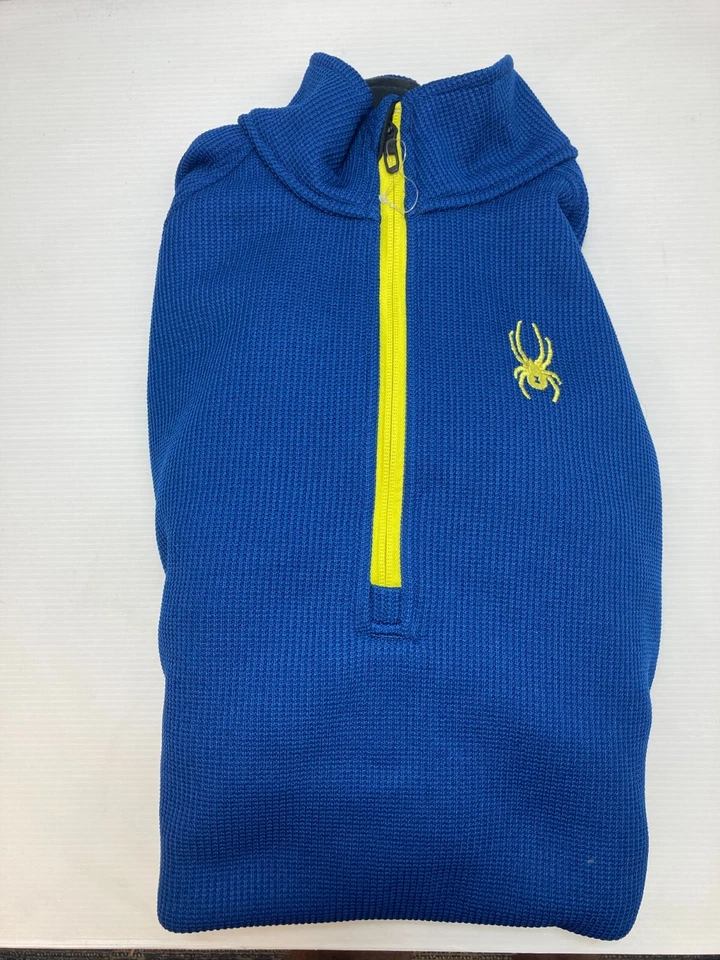 Pullover Spyder para hombre manga larga saliente peso medio 1/4 cremallera 1299048 elige la talla Foto 1 de 1