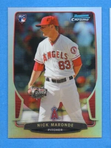 2013 Bowman Chrome Refractor #130 Nick Maronde Angels - Bild 1 von 1