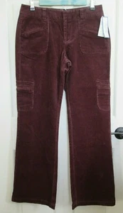 NWT Dockers Womens Size 4 (30x31.5) Purple Favorite Fit Corduroy Pants 60-21089 - Picture 1 of 6