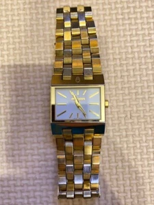 Nixon Small Ticket Unisex Watch White Dial Analog From Japan Out Of Battery - Picture 1 of 4