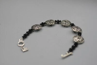 Pulsera Carolyn Pollack & Kenneth Johnson Espinela Esterlina Araña 7.5" S41 Foto 1 de 4