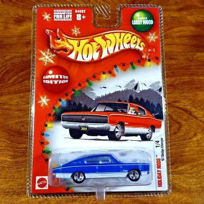 Hot Wheels винтажные праздничные удилища '67 Dodge Charger синие Real Rider RR 2005 1/4 - Изображение 1 из 3