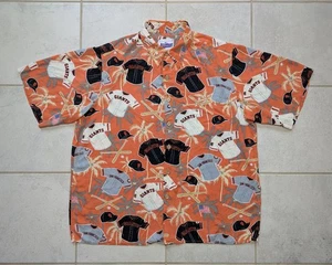 Reyn Spooner Men's XL San Francisco Giants Hawaiian Shirt Hawaiian Baseball - Picture 1 of 5