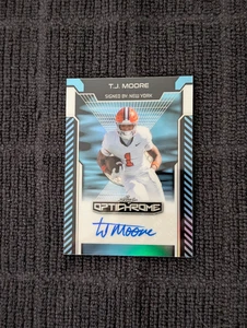 2025 Leaf Optichrome T. J. Moore Prospect Blue Prismatic Refractor Auto #05/07 - Bild 1 von 2