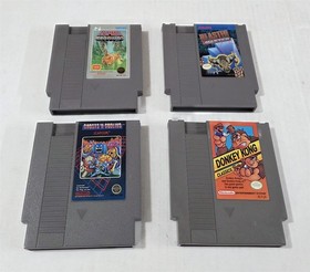 T-133 VINTAGE NINTENDO NES LOT IKARI WARRIORS BLASTER MASTER GHOSTS N GOBLINS