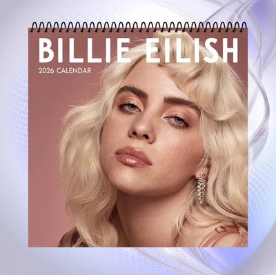 Billie Eilish 2026 Wall Calendar, Pop Music Icon, Stylish Fan Gift Idea - Image 1 of 4
