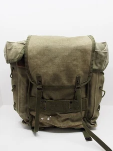 Mochila de lona militar del ejército de colección - Imagen 1 de 4