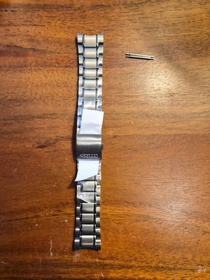 Correa de reloj de titanio Citizen Tsuki Yomi 22 mm con pasadores OEM Foto 1 de 4