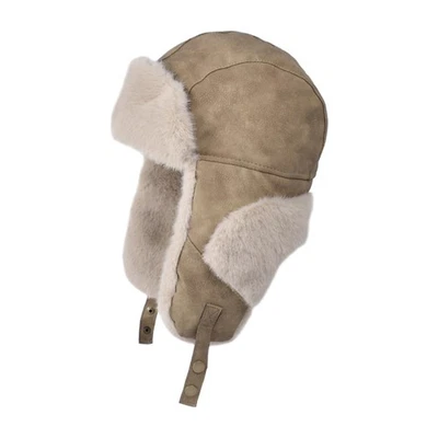 Chapeau Trappeur d'hiver Chapka Russe Décontractée pour Hommes et Femmes Usha... - Photo 1/4