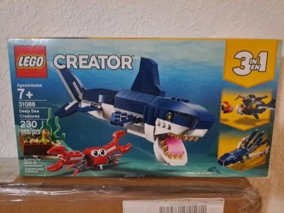 LEGO CREATOR: Deep Sea Creatures (31088) 3 In 1 Set. New In Box. Gifts Toys - Image 1 of 4