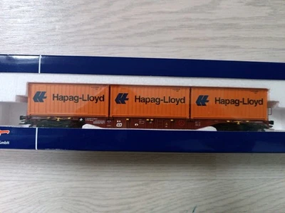 Roco 66634 H0  Containertragwagen der tschechischen Bahn in OVP wie neu  - Bild 1 von 4