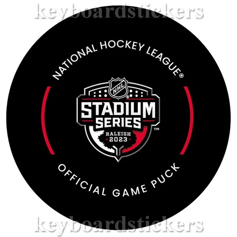 2023 STADIUM SERIES OFFICIAL GAME PUCK CAROLINA HURRICANES WASHINGTON CAPITALS Cover