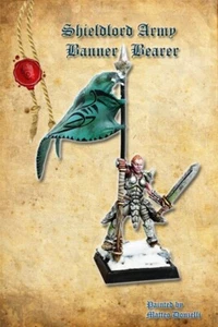 Shieldwolf Northern Alliance Shieldmaiden Army Banner Bearer New - Picture 1 of 1