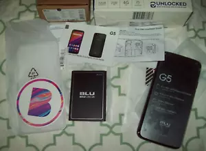 Smartphone BLU G5 Desbloqueado 5.5 hd+ 4G Negro, 32GB, 2GB RAM, sin cable cargador - Imagen 1 de 8
