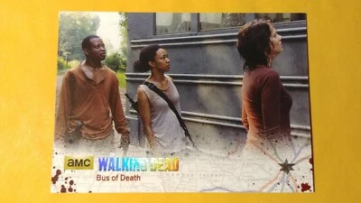 PWE . 2016 cryptozoic walking dead season 4 silver foil parallel /99 #35 81 - Image 1 of 2