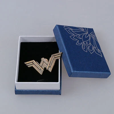 Wonder Woman Logo Metal Pin Badge Justice League Badge Cosplay Brooch Props Gift - Image 1 of 4