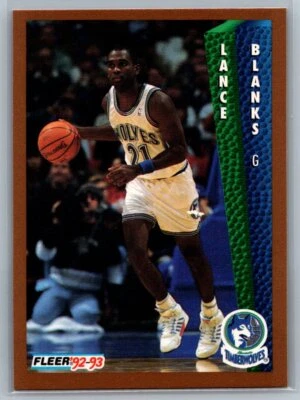 1992-93 Fleer #378 Lance Blanks - Image 1 of 2