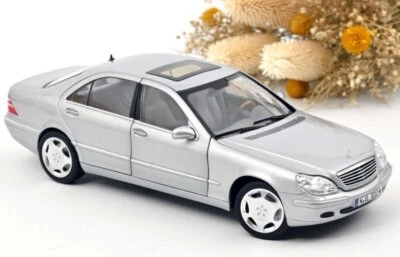 MB Mercedes Benz S 600 - 1998 - silver - Norev 1:18 - Immagine 1 di 4
