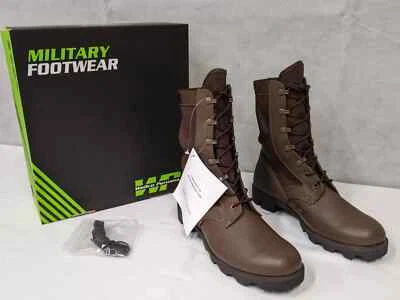WELLCO PERUANA British Army - Military - MOD - Wellco Jungle Combat Boots - Brown - New & Boxed