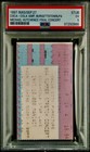 1997 MICHAEL HUTCHENCE (INXS) LAST CONCERT/FINAL APPEARANCE TICKET 9/27/97 PSA 5