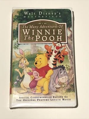 Walt Disneys Masterpiece The Many Adventures Of Winnie The Pooh VHS  - Image 1 of 4