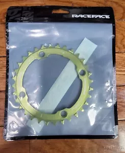 RaceFace Narrow Wide Chainring: 104mm BCD, 32t, Green - Picture 1 of 3