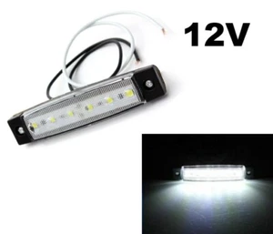 SEGNALATORE LUCI INGOMBRO LED 12V COLORE BIANCO, CAMION, RIMORCHI, CAMPER - Imagen 1 de 2