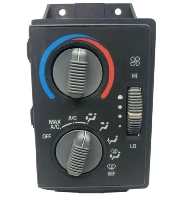 95-97 CHEVROLET S10 BLAZER JIMMY S15 AC Temperature Climate Control SWITCH - Image 1 of 4