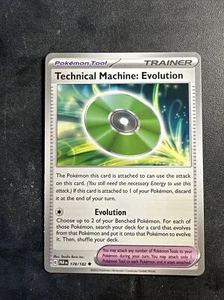 2023 Pokemon Paradox Rift Trainer Tool Technical Machine: Evolution 178 /182 - Picture 1 of 2