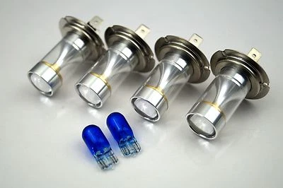 Pour Nissan Almera 2003 + 4 H7 Blanc 12V Ampoules Canbus Lampe + W5W — 第 1/4 张图片